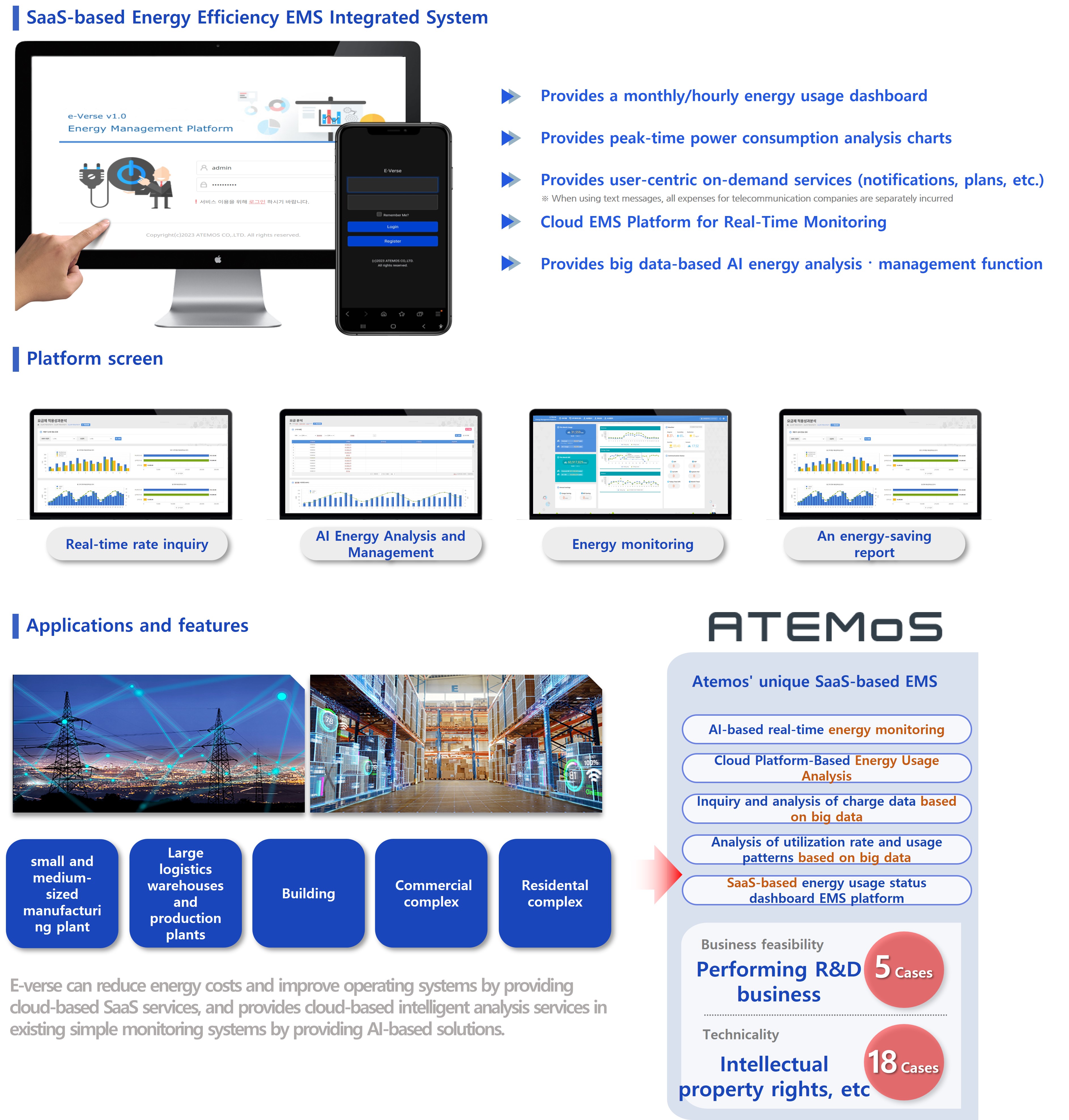 SaaS-based energy efficiency platform